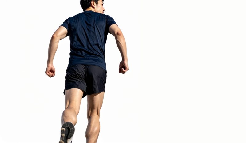 ふくらはぎの筋肉がある男性